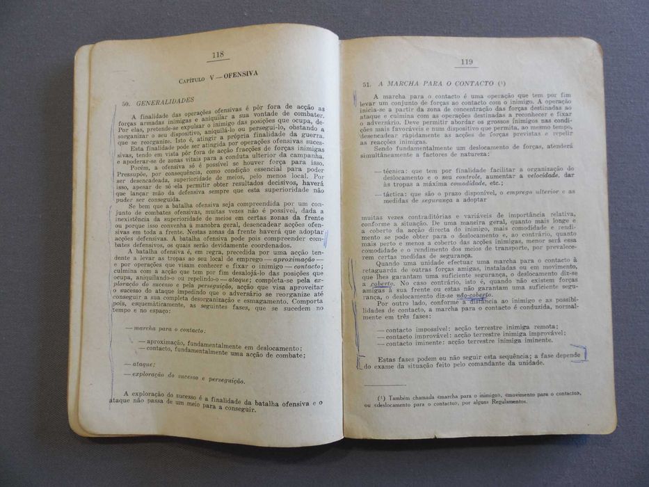 Livro Manual do Oficial Miliciano Parte Geral 1º Volume - 1957