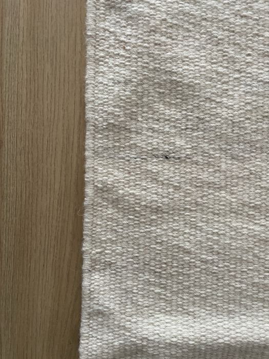 IKEA TIDTABELL 133x195 cm , 100% lã, tecelagem plana, bege