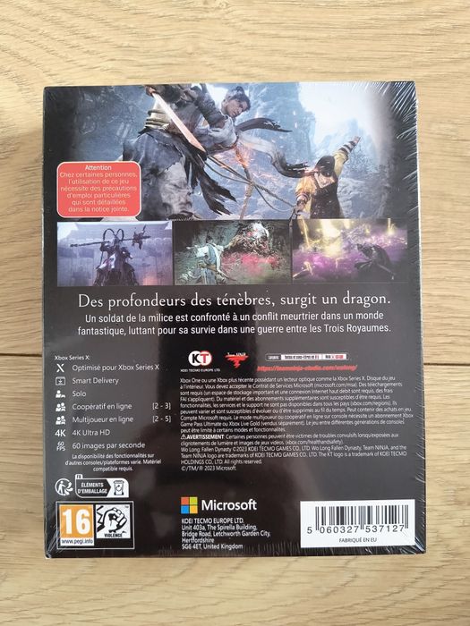 Wo Long Dynasty Xbox Steelbook Edition