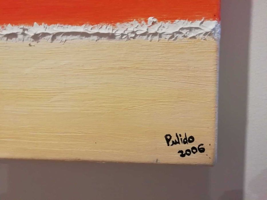 Tela óleo pintada à mão