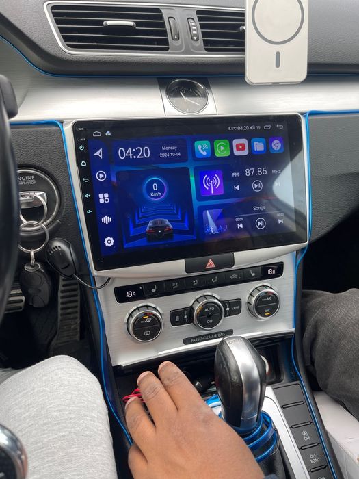 Автомагнитола VW Passat B6 b7 cc 2007-2015 Android под камеру, Carplay