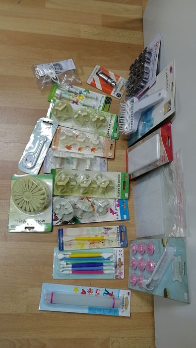Conjunto de material de cake design