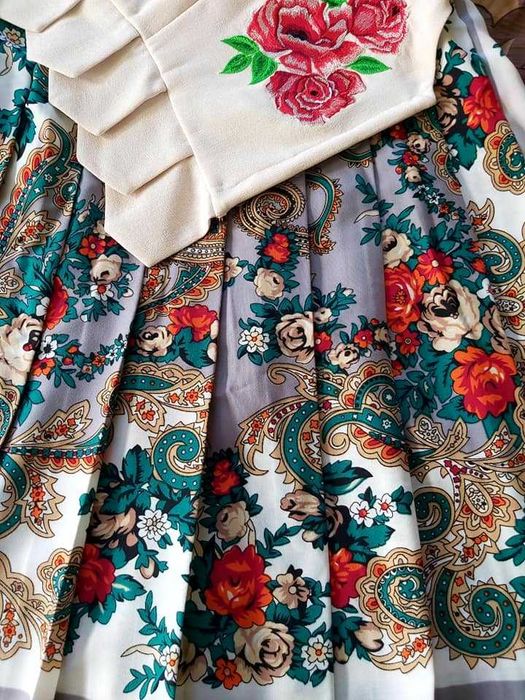 Spódnica z szalem góralski komplet