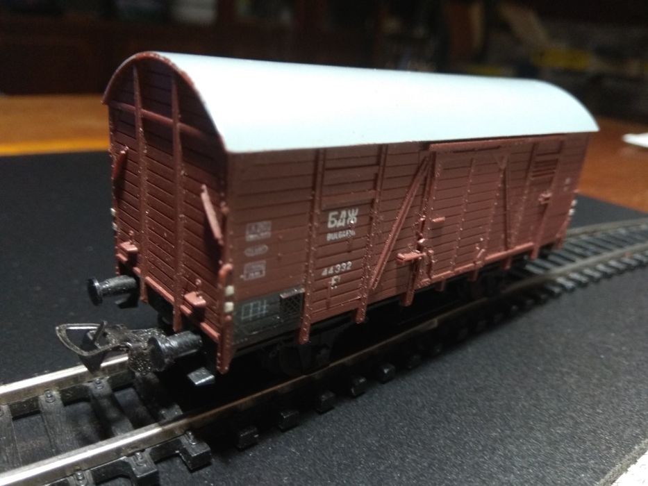 Модель двухосного вагона