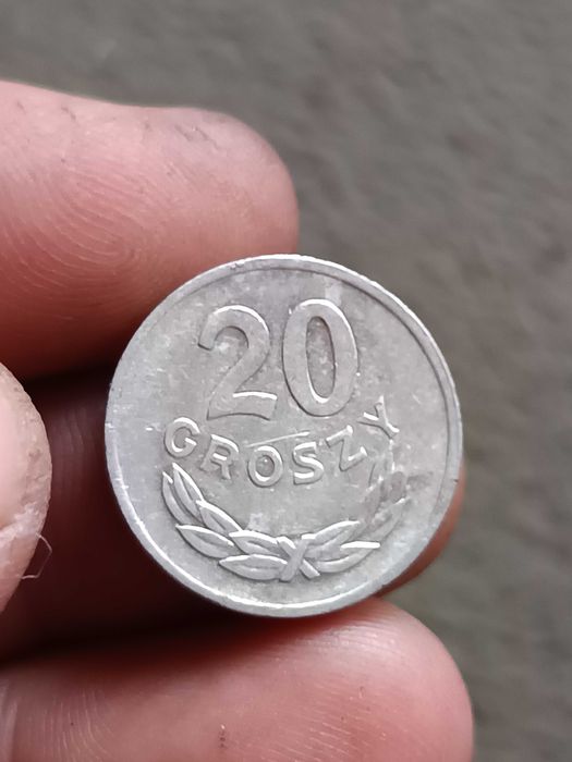 Sprzedam monetę 20 groszy 1973 r nalewka nad głową orła