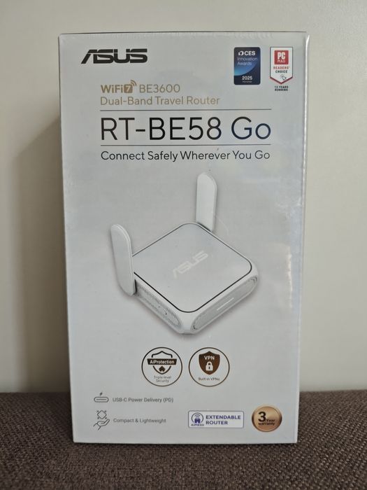 Дорожній роутер /маршрутизатор ASUS RT-BE58 Go  4G/5G модем