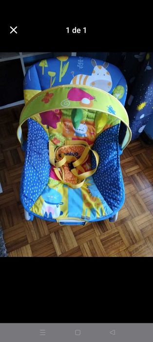 Cadeira de balanço que toca música