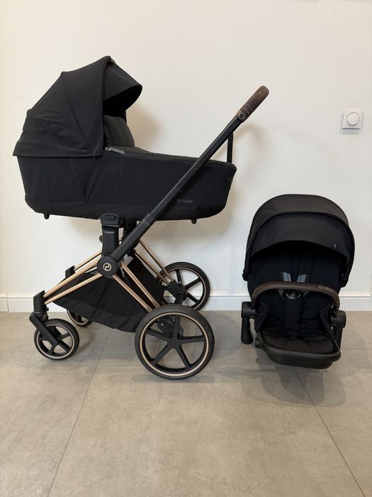 Cybex Priam 4.0 2w1 Black / Rose Gold