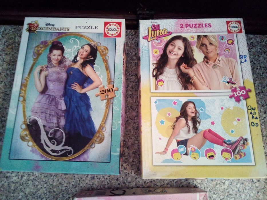 Conjunto de 3 Puzzles Educa Infantil/Juvenil
