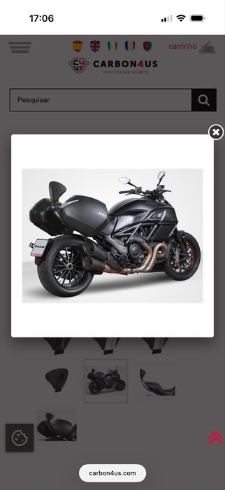 Encosto banco ducati
