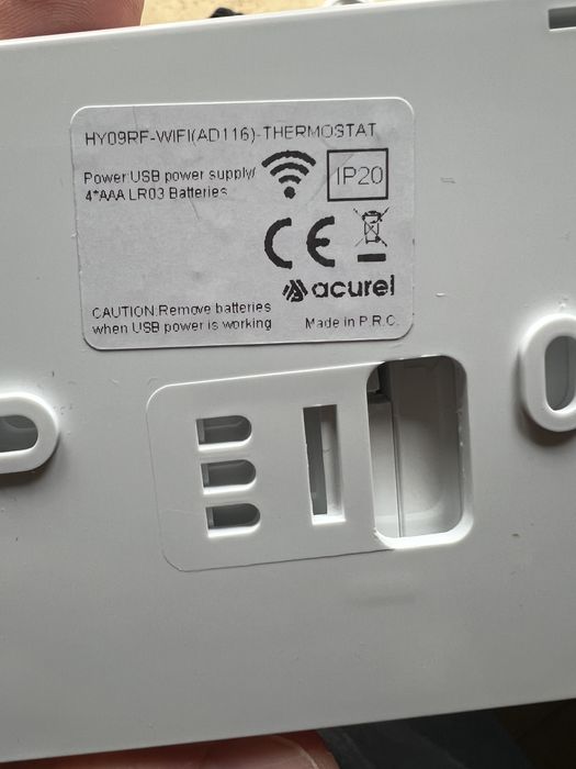NOWY Termostat elektroniczny Wifi ACUREL AD116