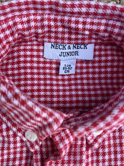 Camisa xadrez vermelha Neck & Neck