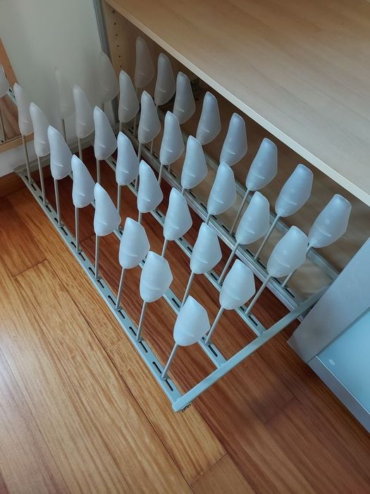 Cabide porta-calças e sapateira extraíveis IKEA Komplement 1,00mx0.58m