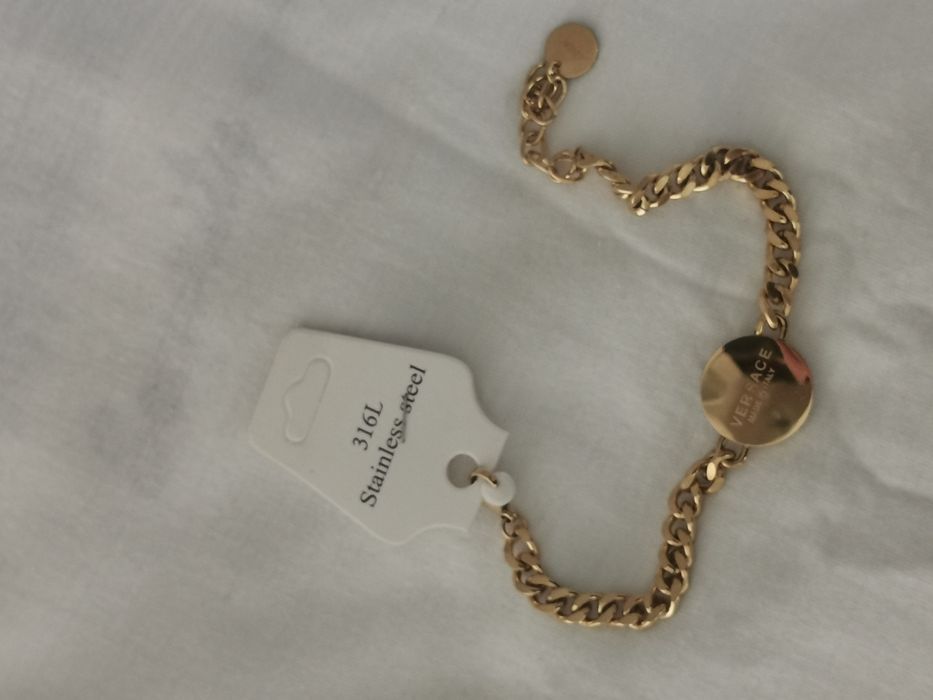 Versace Bransoletka medusa bracelet złoty gold