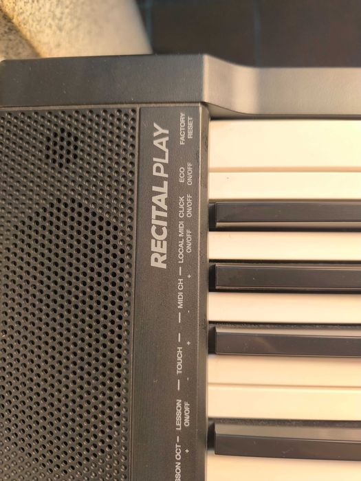 Teclado Alesis de 80 Teclas com Suporte – Pouco Uso