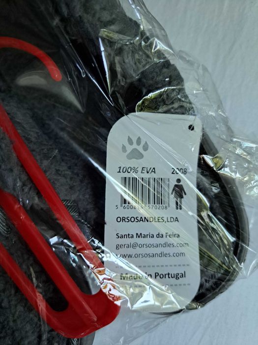 Crocs - 100% eva - da Orsosandles - Novas - Tamanho 36 - Cinzento