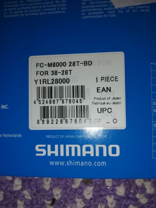 Prato Shimano BTT Novo