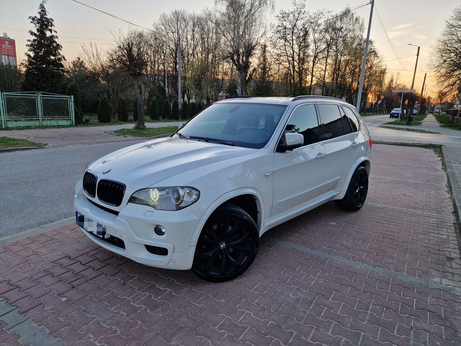 Bmw x5 M57 3 0d 286km.navi.xenon kamery360 hak3.5t skóra alu20 M pakiet