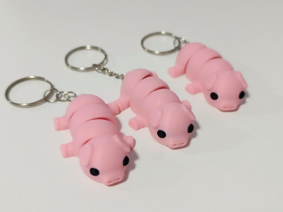 Porta-Chaves Animais em Impressão 3D – Várias Cores e Modelos (7/14 modelos disponíveis)