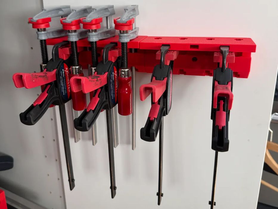 Universal Support for Track Rails and Clamps