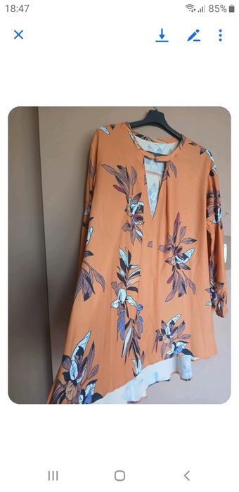 Elegancka dłuższa bluzka tunika rozmiar 48/50/52  5XL