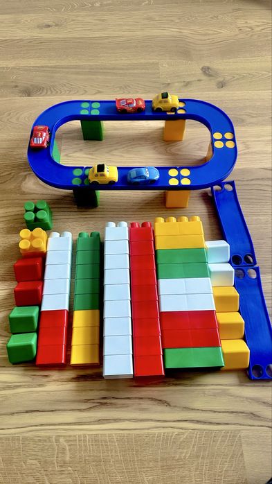 Конструктор wader для малюків Вадер трек машинки тачки Маквін