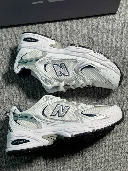 New Balance 530 White Navy - Pudełko