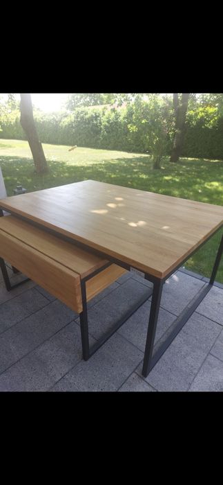 Stoliki kawowe drewniane loft zestaw z szufladą