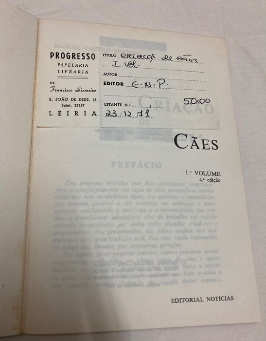 Criação de cães volume 1