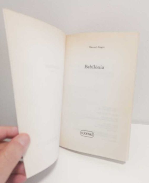 Babilónia, de Manuel Alegre