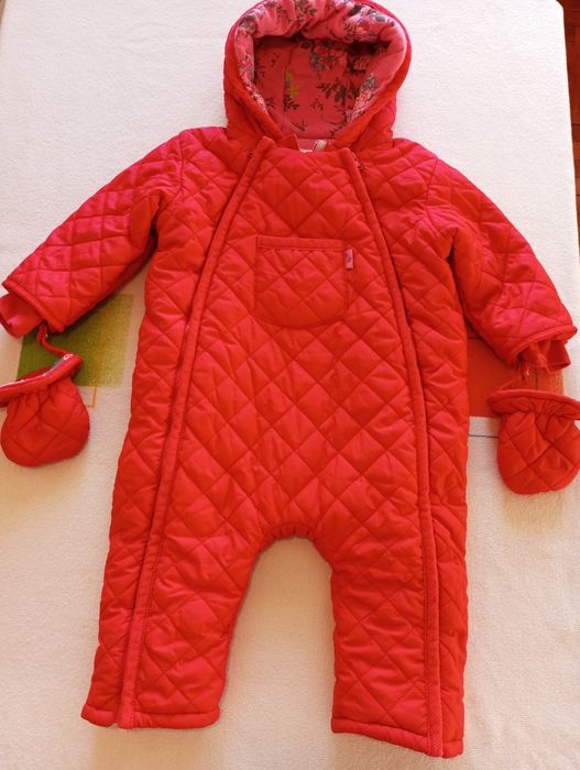 Теплий комбінезон для дівчинки 68р,(3-6 мес.) теплий та зручний