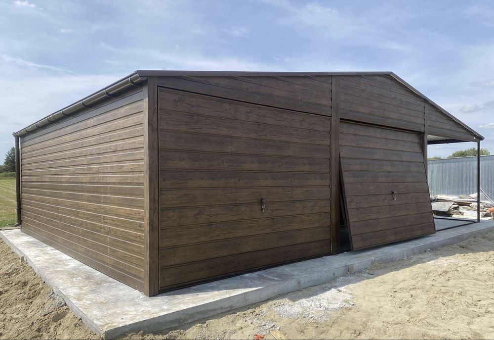 Garaż blaszany na wymiar! Garaż 9x7 10x7 10x8. Konstrukcja ocynkowana!