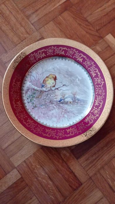 Conjunto 4 pratos Limoges France Nacy & Cath