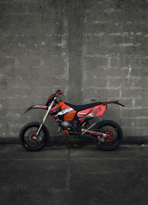 KTM EXC 125 supermotard 4kw