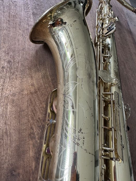 Saksofon tenorowy Yamaha YTS-61 purple logo po serwisie