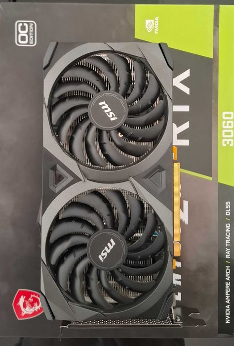 Placa Gráfica MSI GeForce RTX 3060 Ventus 2X 12G OC