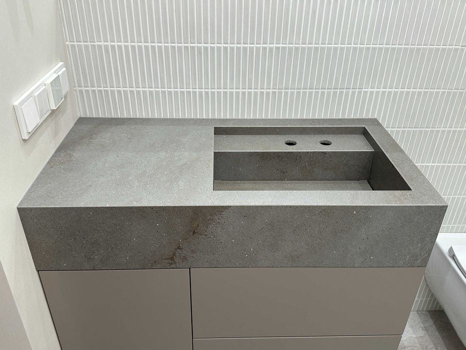 Дизайнерська раковина з керамограніту — INALCO Vint Gris Natural