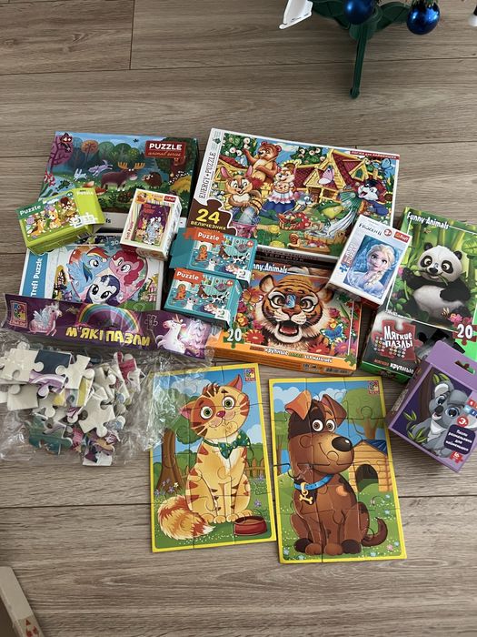 Дитячі пазли, мʼякі пазли