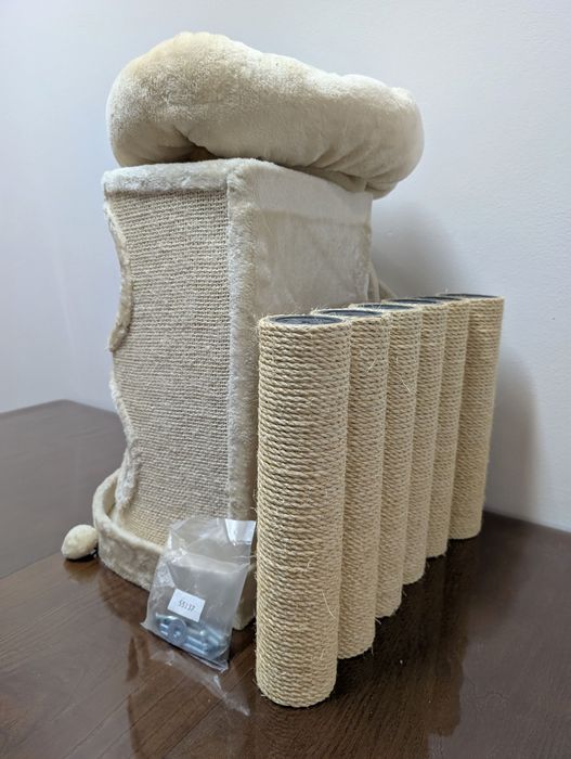 Catherine Drapak dla Kota 54x45x194cm Kremowy WYSOKI NAROŻNY KompaktoU