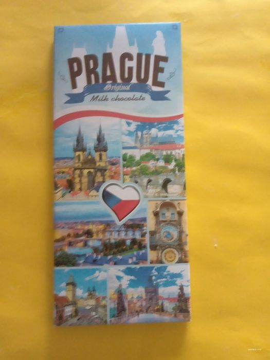 Sprzedam puste opakowanie po czekoladzie z Czech