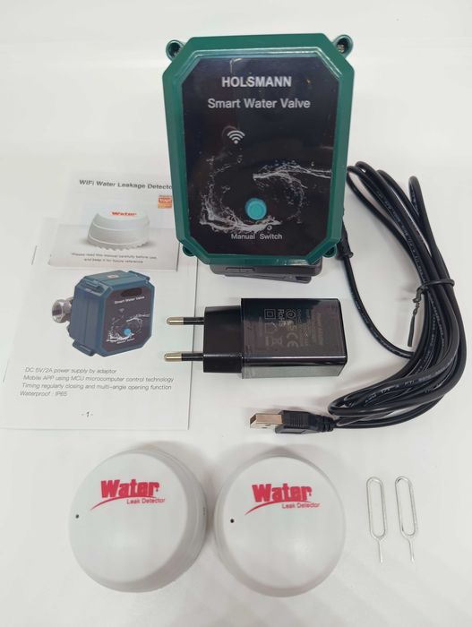 Система захисту від потопу, протікання WiFi  бездротова 1/2 чи 3/4