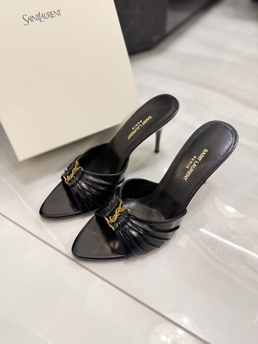Szpilki ysl black leather