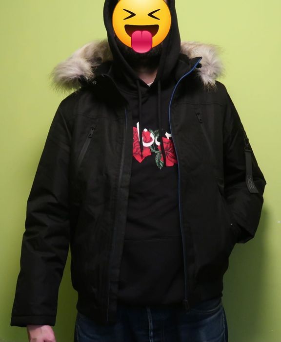 Kurtka bomberka EDC by ESPRIT - czarna - NOWA, retail: 620zł