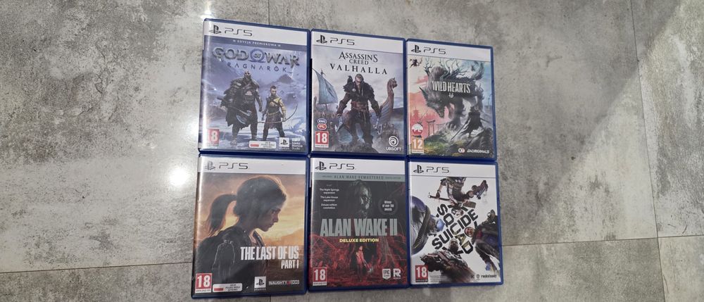 Gry PS5 różne tytuły