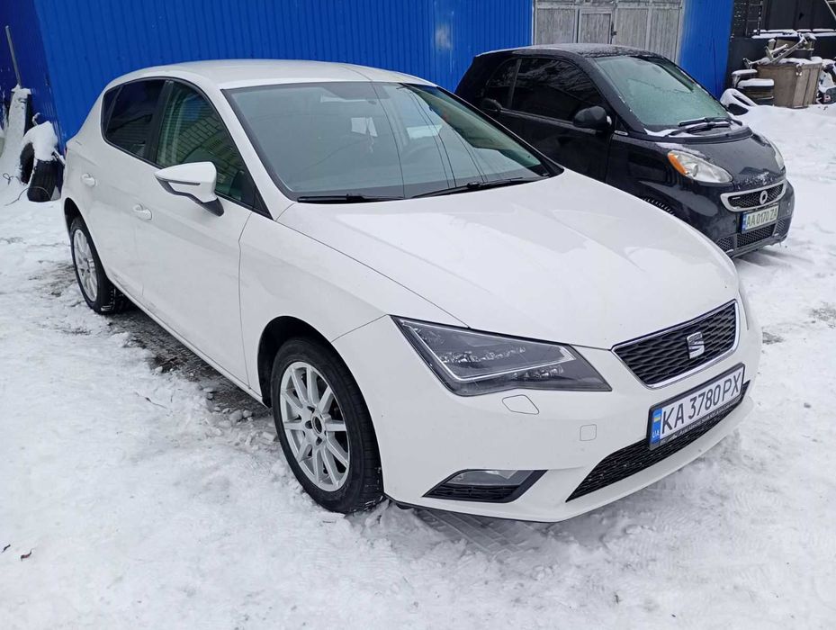 Seat Leon 3 III 2015г F5 1.4 tsi AT DSG white белый
