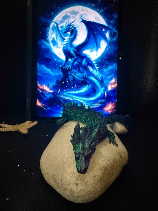 Dragão Articulado em 3D | 100% personalizável em tamanho , nome , e cor