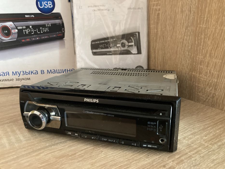 Автомагнітола Philips Cem2101R Cd/usb/aux