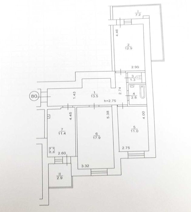 Продам 3-х комнатную квартиру в Соломенском районе