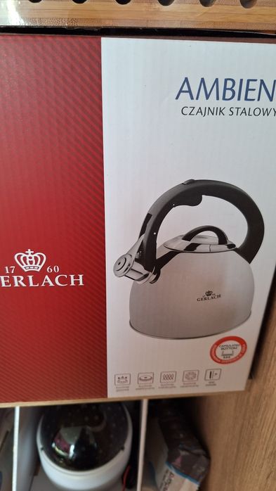 Czajnik na indukcje i gaz oraz na ceramiczne kuchnie Gerlach