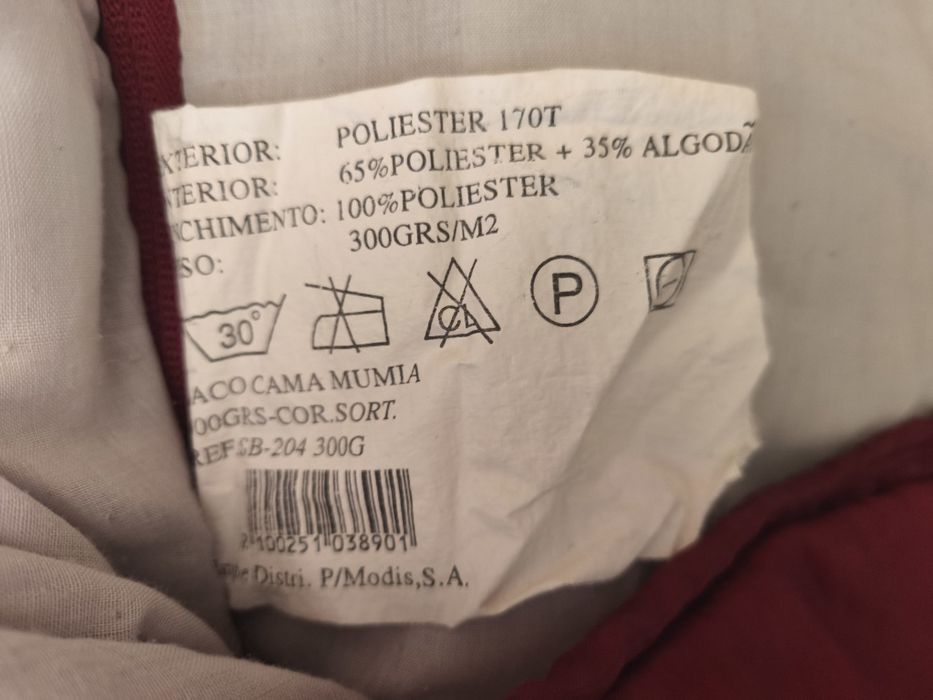 Saco-cama múmia adulto SB-204 300G – 2 metros